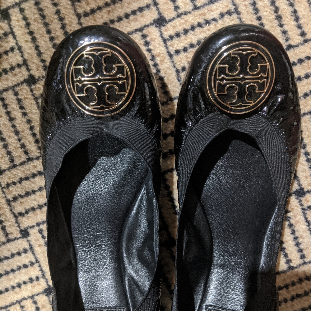 Tory Burch patent ballet flats